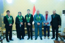 رئیس فدراسیون جودو با استقبال همتای عراقی خود وارد نجف شد