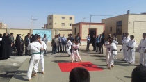 در هفته تربیت بدنی مدرسه استاد علي بهرامي در کرمان افتتاح گردید