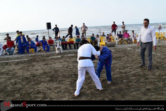 گزارش تصویری مسابقات قهرمانی جودو ساحلی در نهمین شب جشنواره فرهنگی ورزشی ساحلی نور